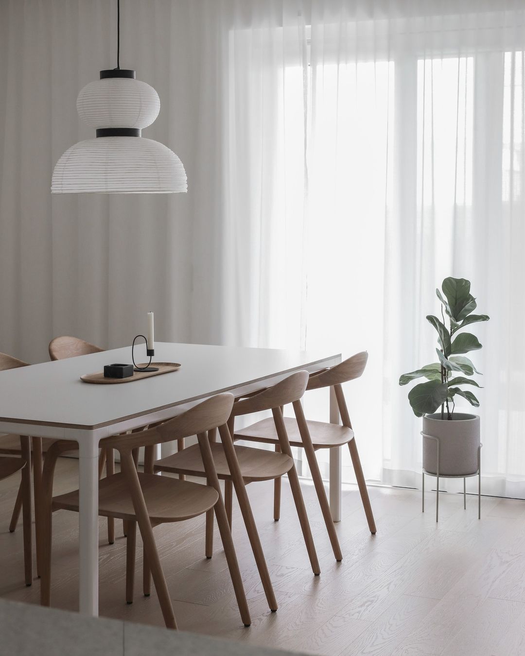 Lanterne en Papier Suspendue Xuan Tranquil - Neutralighting