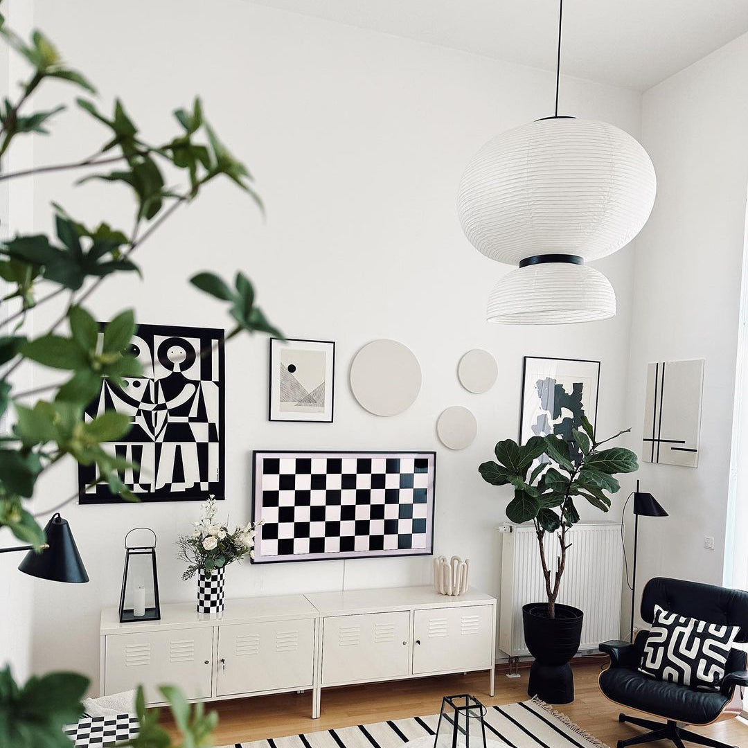 Lanterne en Papier Suspendue Xuan Tranquil - Neutralighting