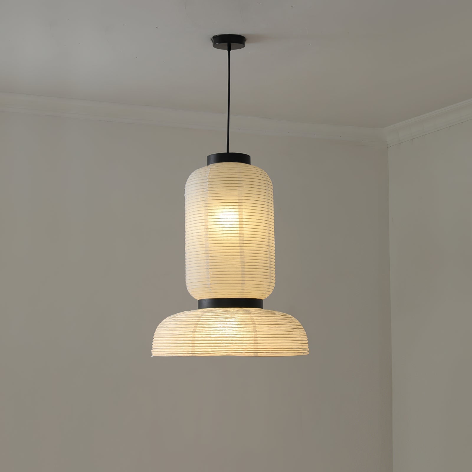 Lanterne en Papier Suspendue Xuan Tranquil - Neutralighting