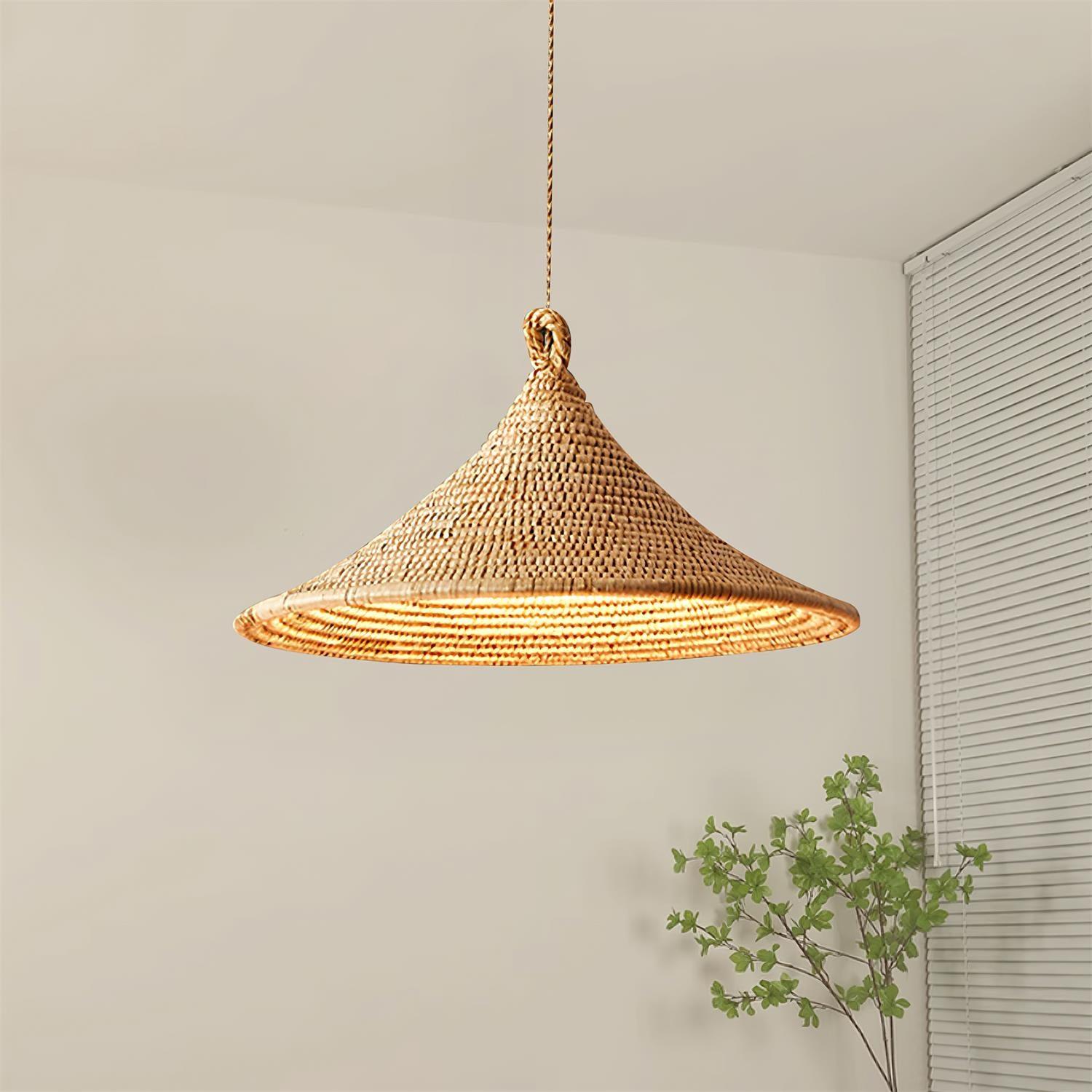 Yariah Suspension Chanvre Conique - Neutralighting