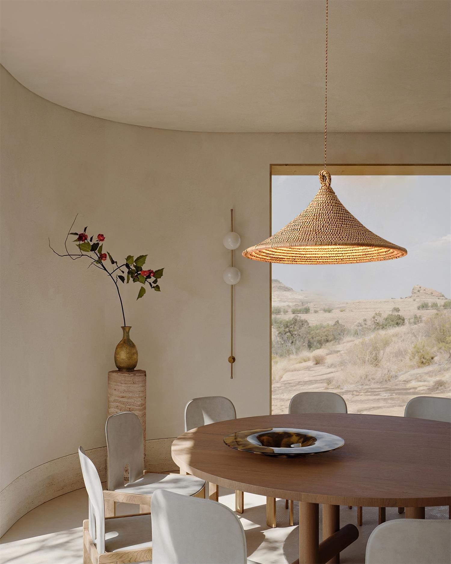 Yariah Suspension Chanvre Conique - Neutralighting