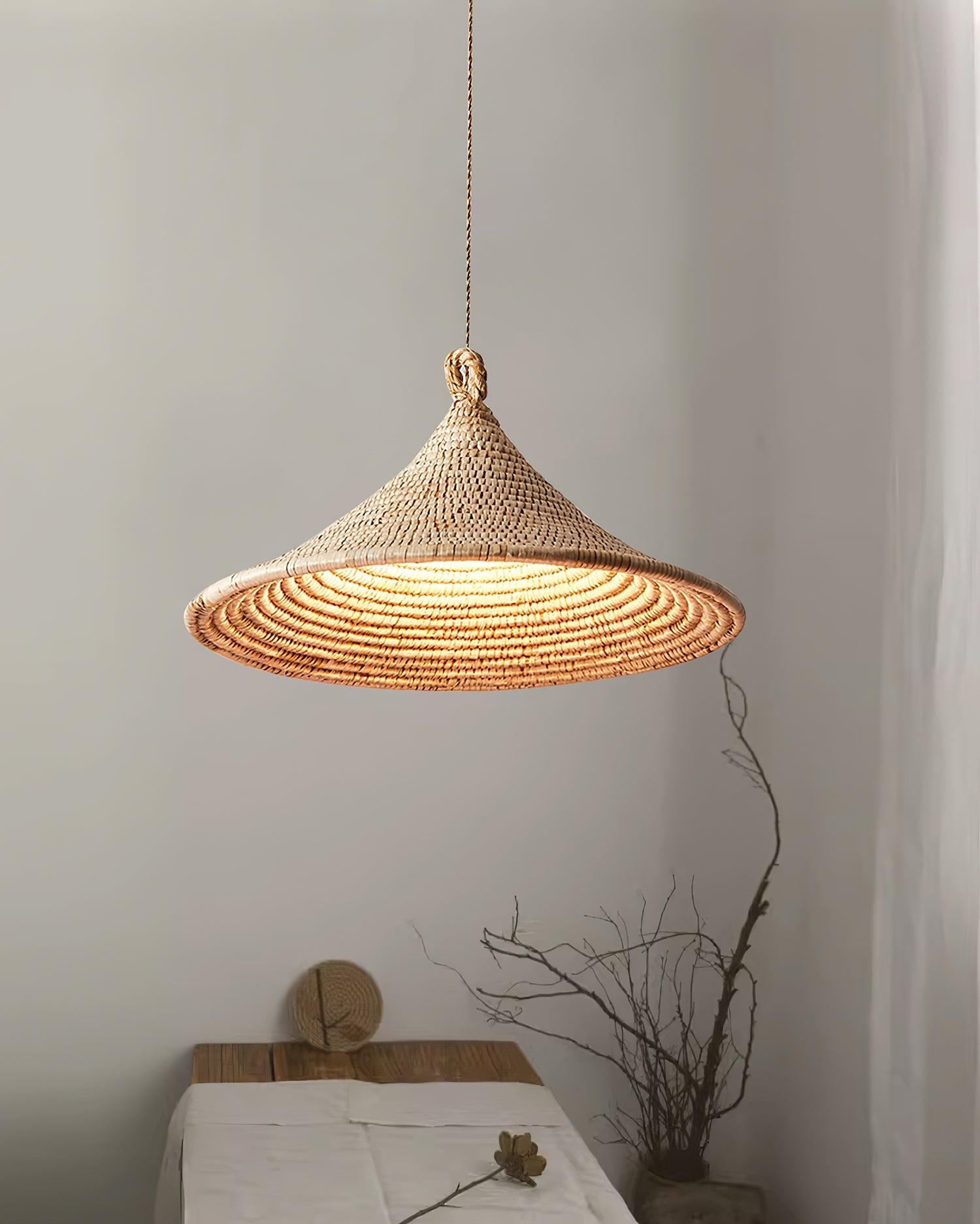 Yariah Suspension Chanvre Conique - Neutralighting