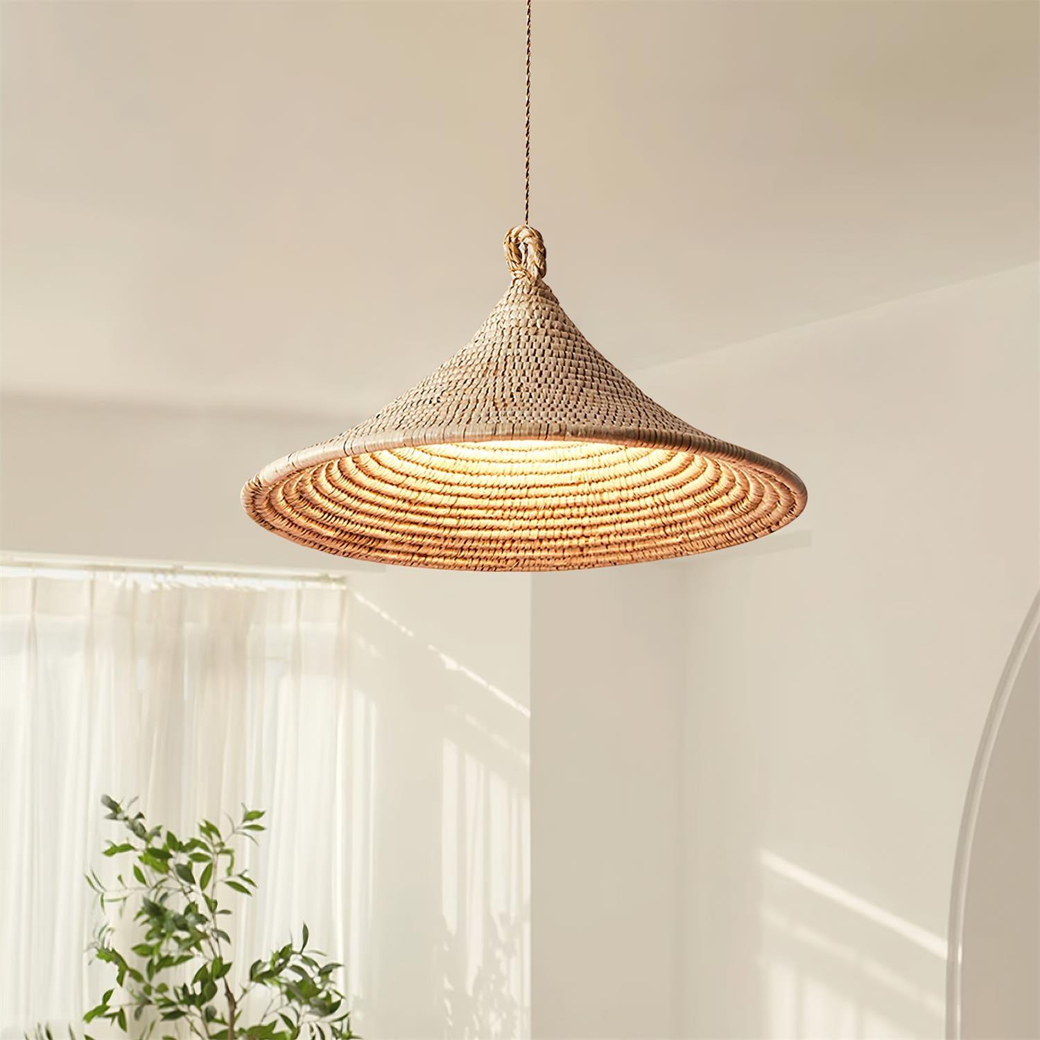 Yariah Suspension Chanvre Conique - Neutralighting