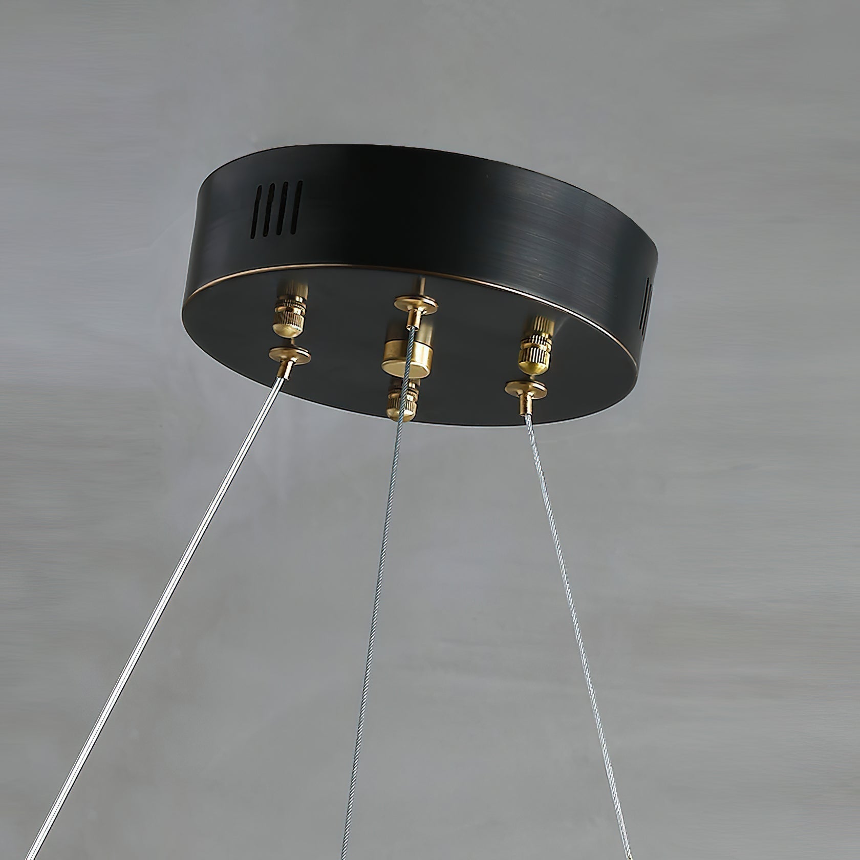 Syphaen Postmodern Luxury Metal Alabaster Chandelier - Lamp Copper