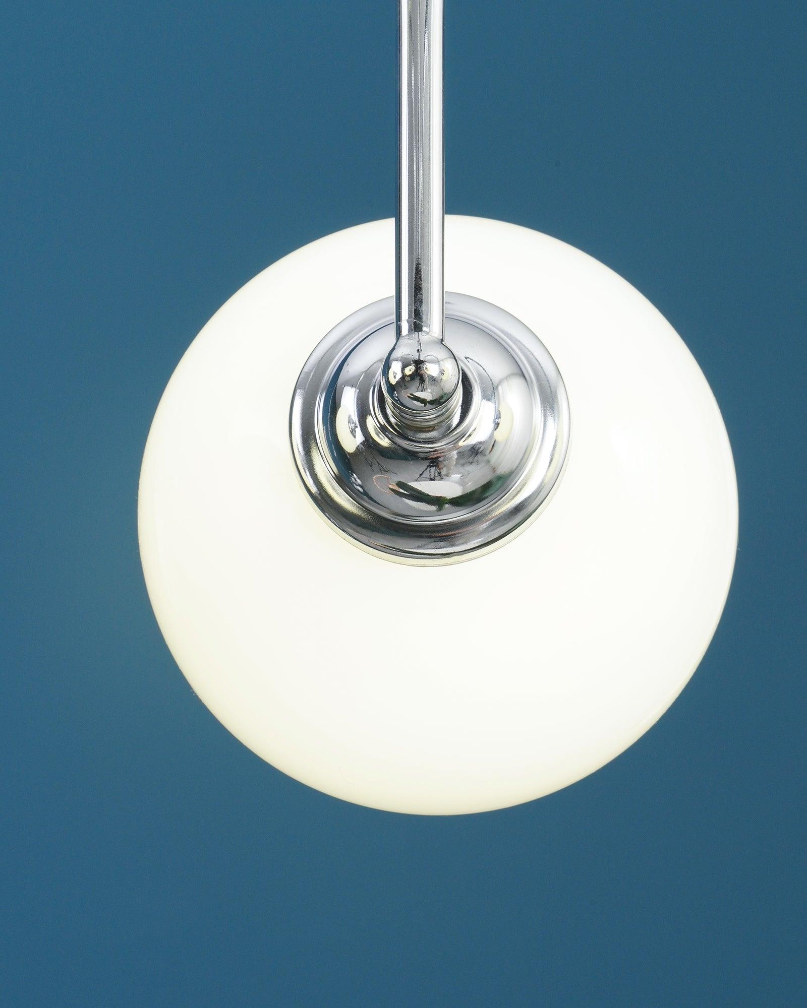 Lustra Chandelier Cadre en Tige et Blanc - Neutralighting