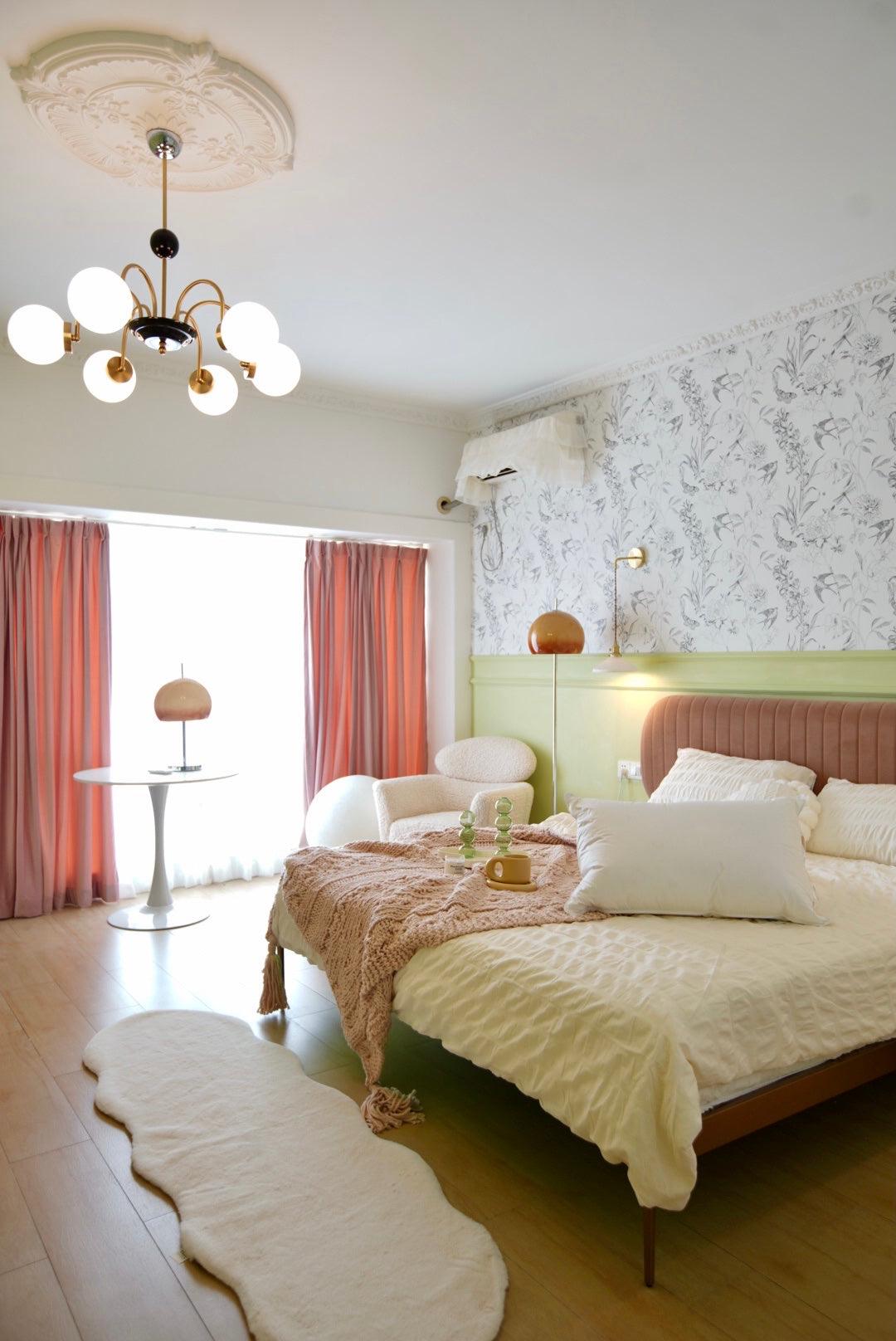 Lustra Chandelier Cadre en Tige et Blanc - Neutralighting