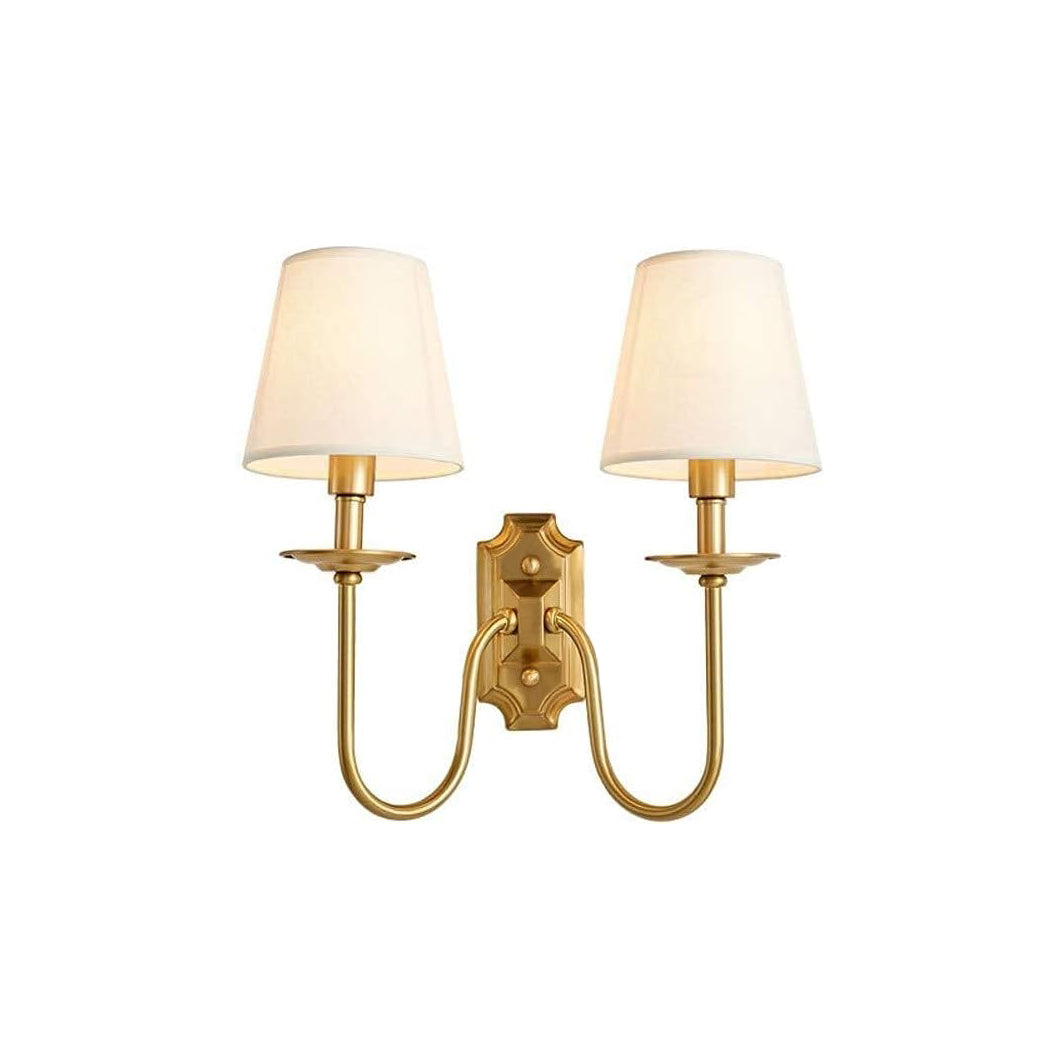 Ilsolion Applique Murale Métal Tissu Industriel Vintage - Neutralighting