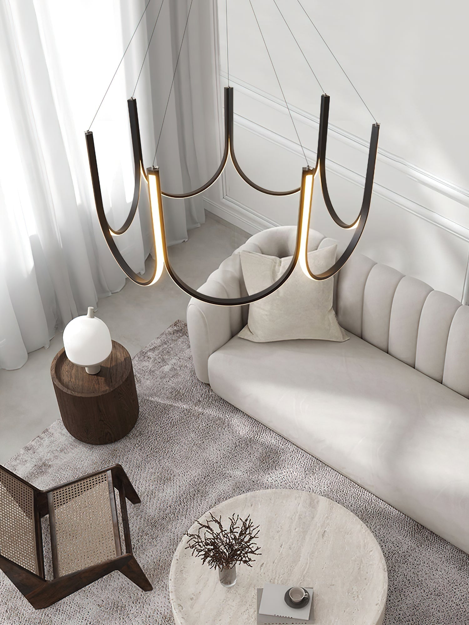 Otheara Lustre Métal LED Minimaliste Moderne - Neutralighting