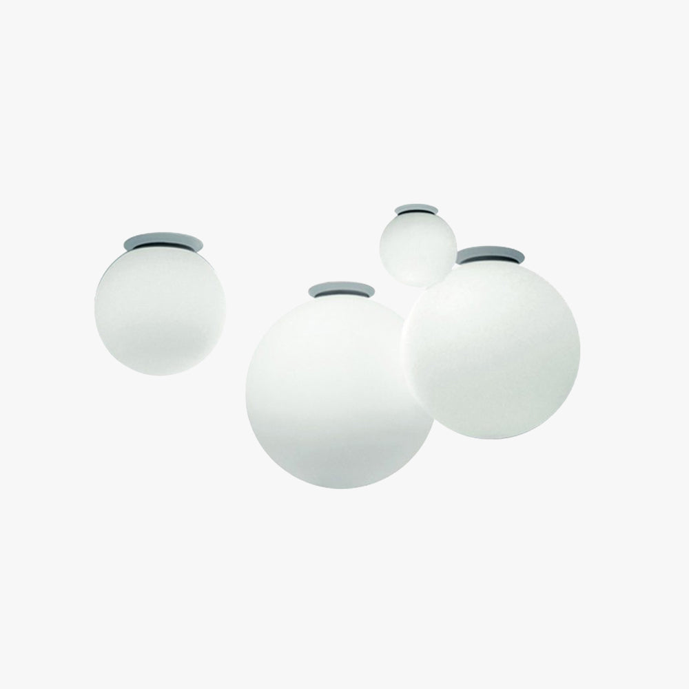 Valentina Moderne Bulle Sphère Plafonnier Verre Chambre à Coucher