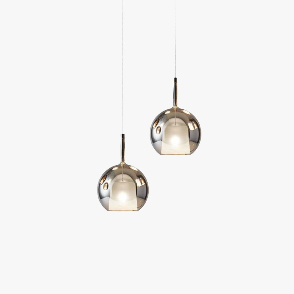 Valentina Moderne Sphère LED Suspension Verre Salle à Manger - Neutralighting