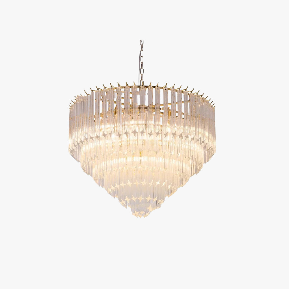 Silva Moderne Luxe Art LED Suspension Verre Salon - Neutralighting