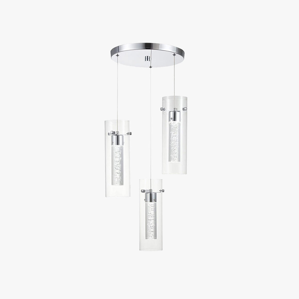 Arisha Moderne Designer Métal Verre Suspension Chambre à Coucher - Neutralighting