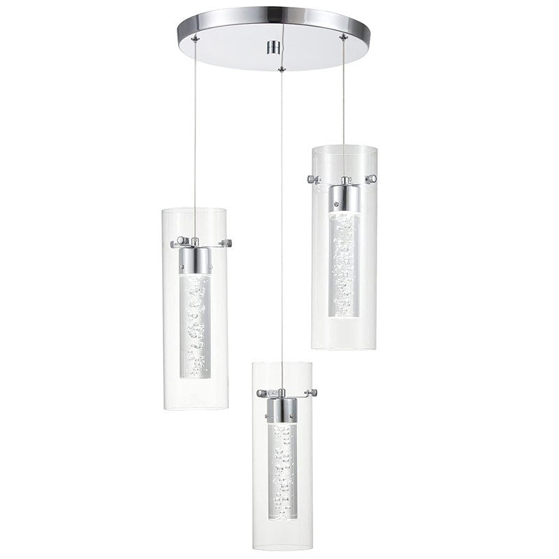 Arisha Moderne Designer Métal Verre Suspension Chambre à Coucher - Neutralighting