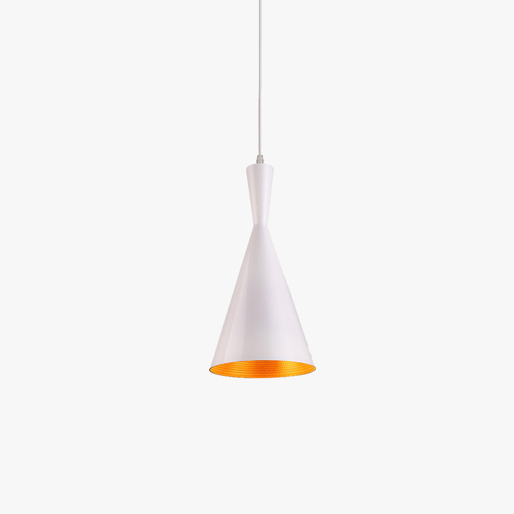 Haillie En Forme de Cône Conique Suspension Métal Chambre à Coucher - Neutralighting