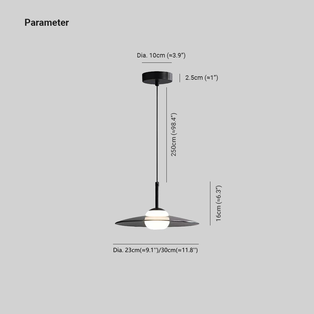 Arisha Désign Longues Suspension Métal Verre Chambre à Coucher Salle à Manger - Neutralighting