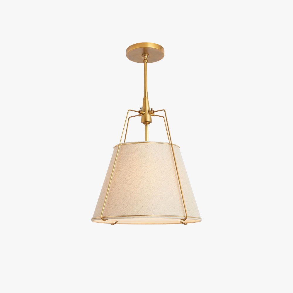Ritta Moderne Conique Métal Tissu Suspension Salle à Manger - Neutralighting