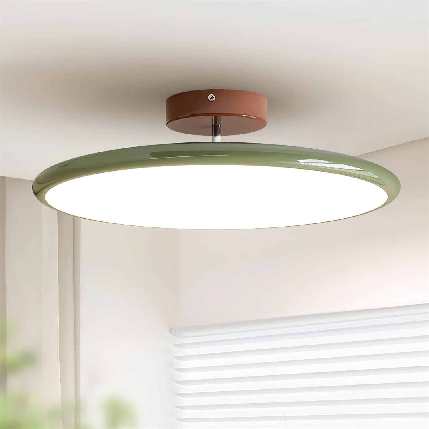 Azorila Plafonnier Métal Vert Minimaliste Moderne - Neutralighting
