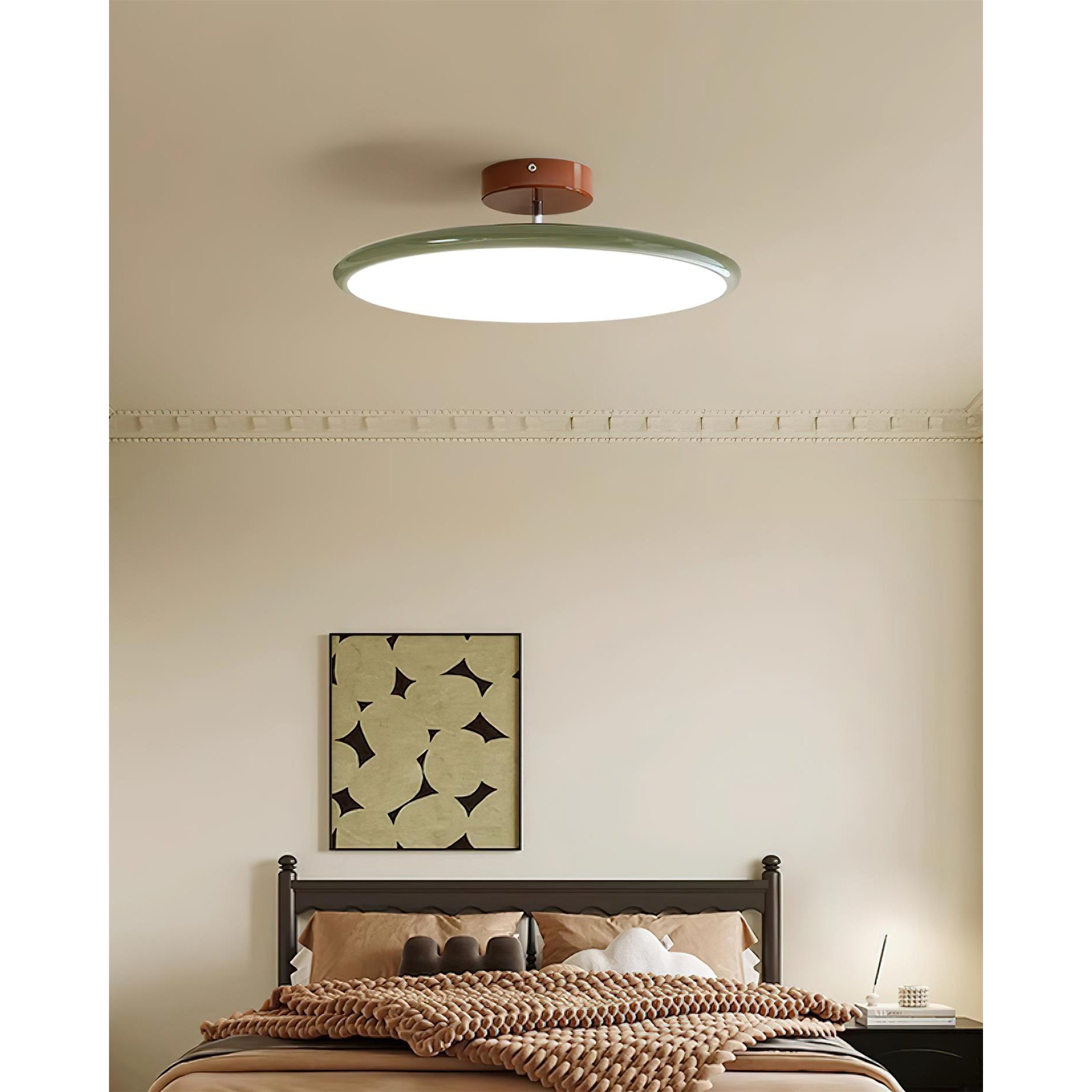 Azorila Plafonnier Métal Vert Minimaliste Moderne - Neutralighting