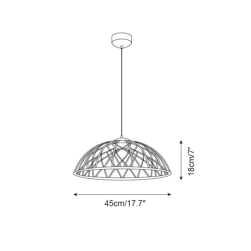 Zeela Suspension Minimaliste Bois et Verre - Neutralighting