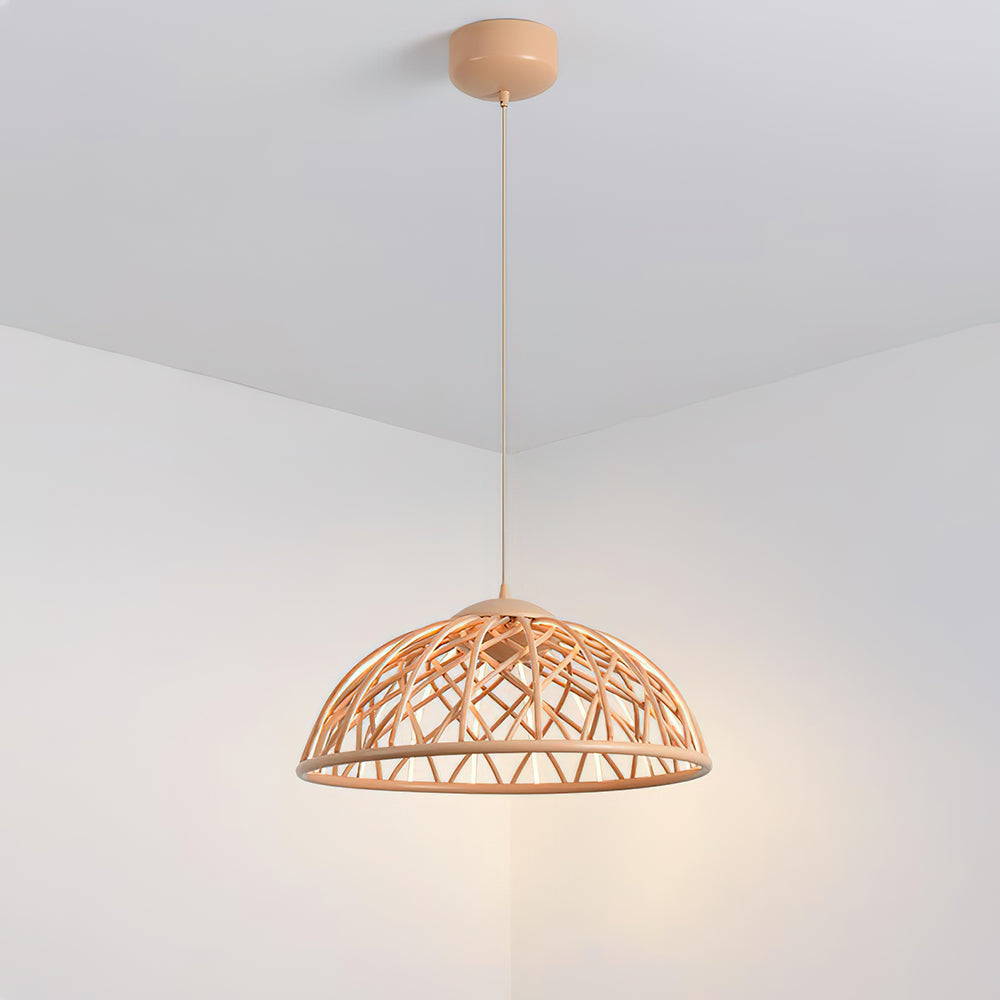 Zeela Suspension Minimaliste Bois et Verre - Neutralighting
