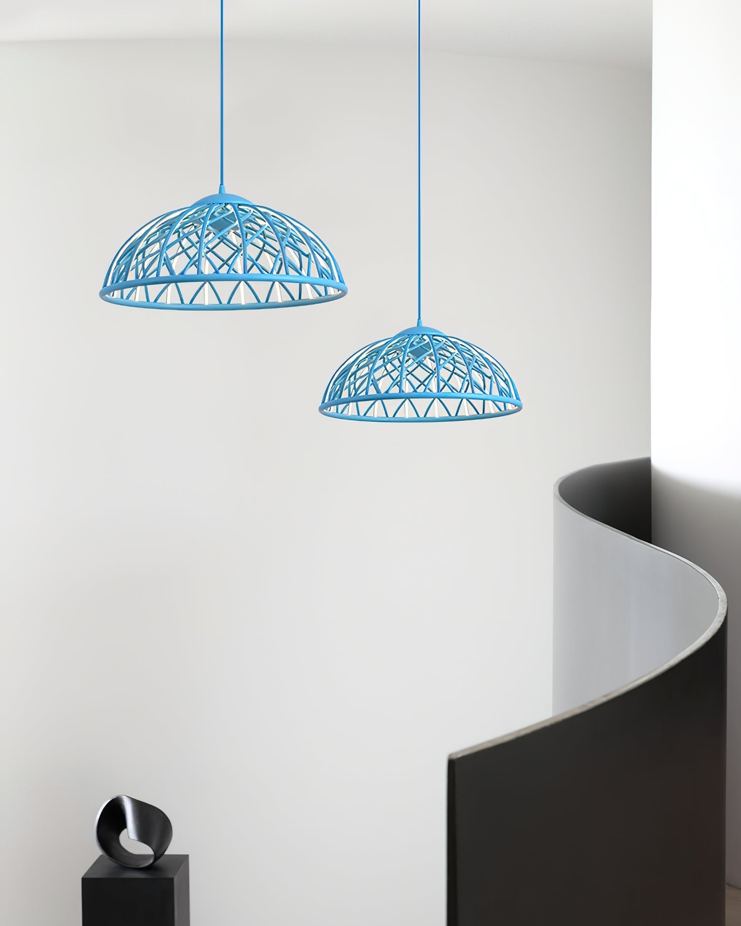 Zeela Suspension Minimaliste Bois et Verre - Neutralighting