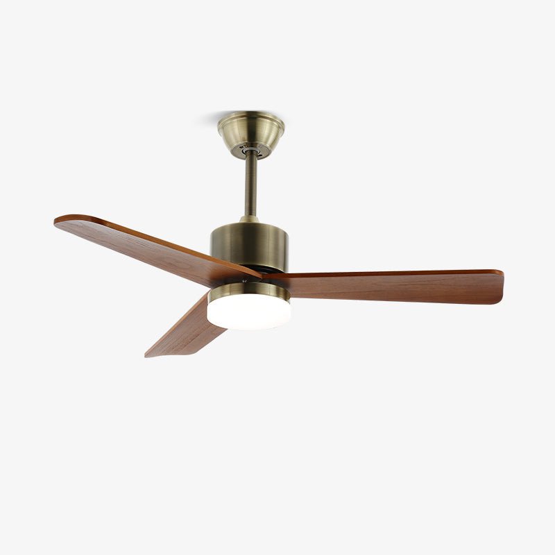 Ventilateur de plafond lumineux Ventio, illustrant l'installation filaire.