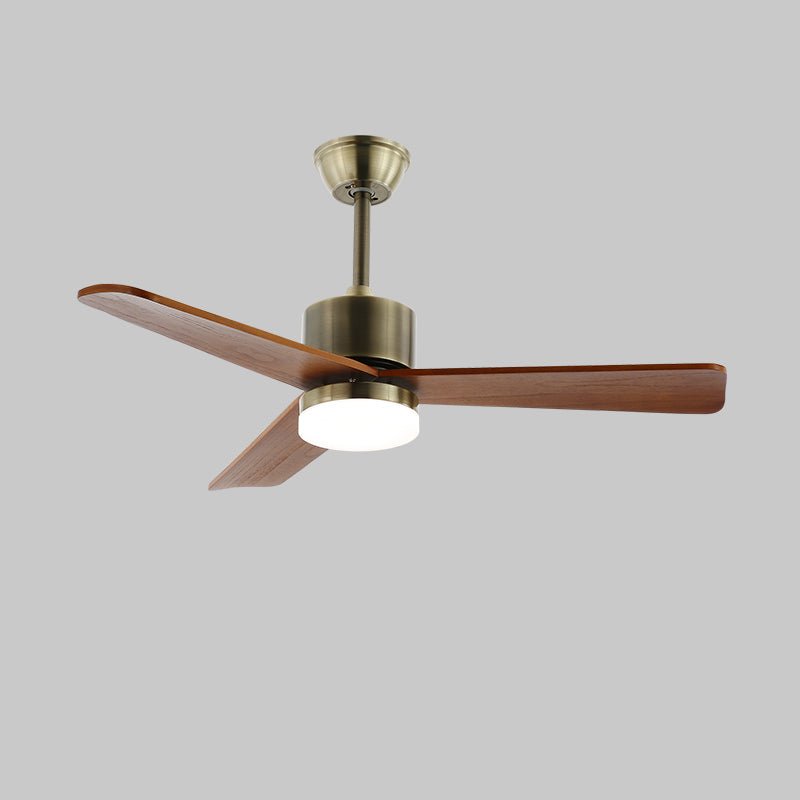 Ventilateur de plafond lumineux Ventio dans une finition bronze antique.