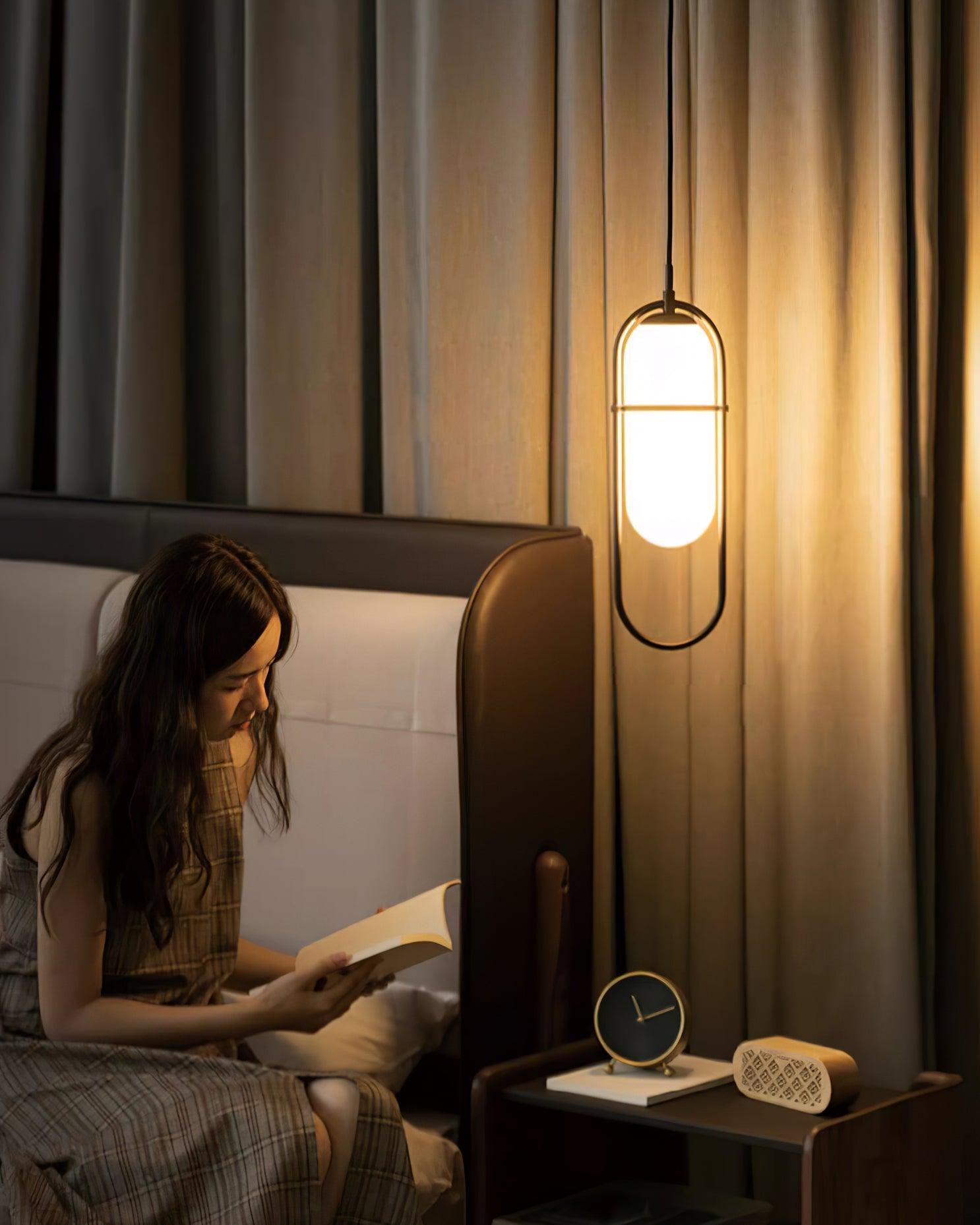 Zesta Pendant Lamp Ribbed Glass Minimalist - Letslighting