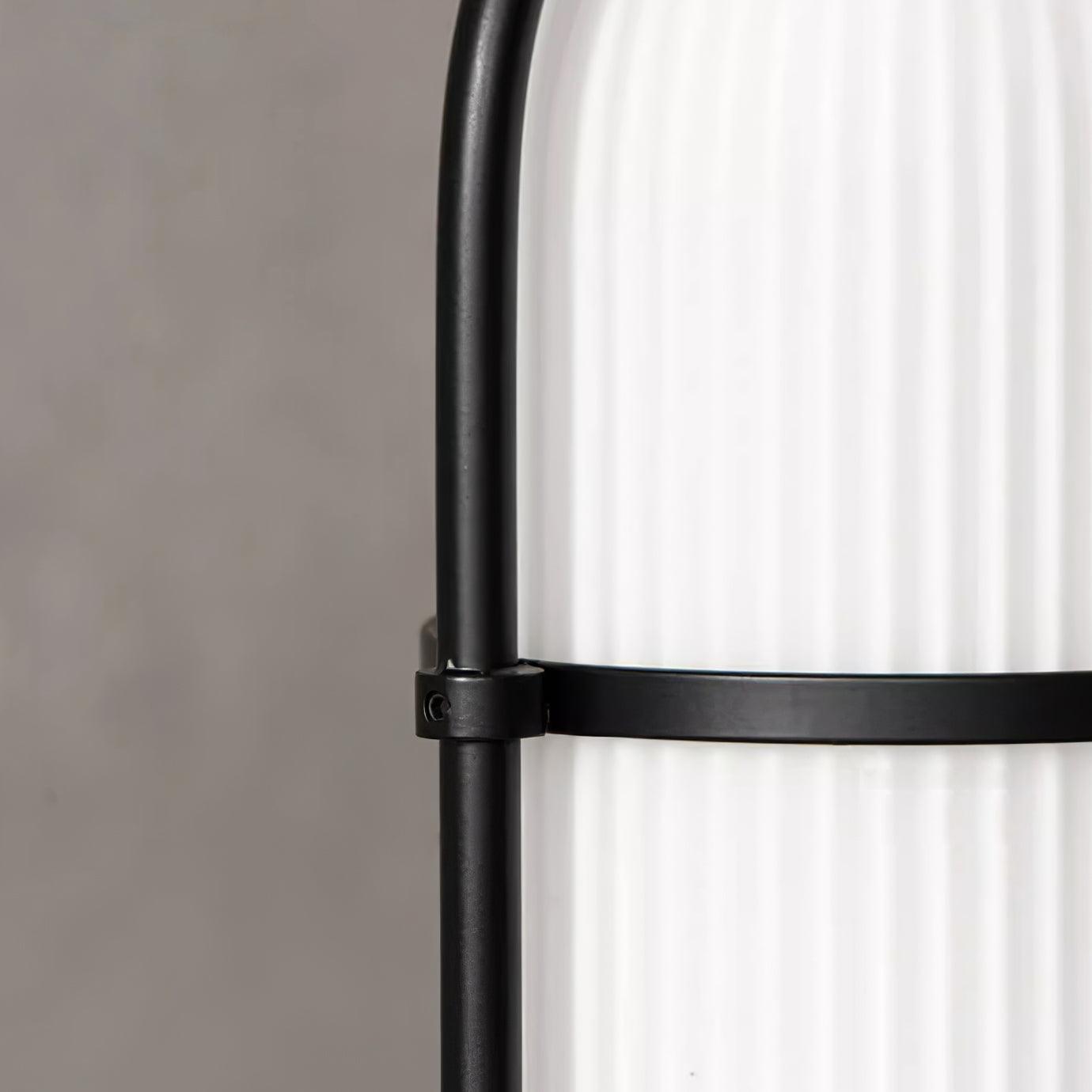 Zesta Pendant Lamp Ribbed Glass Minimalist - Letslighting