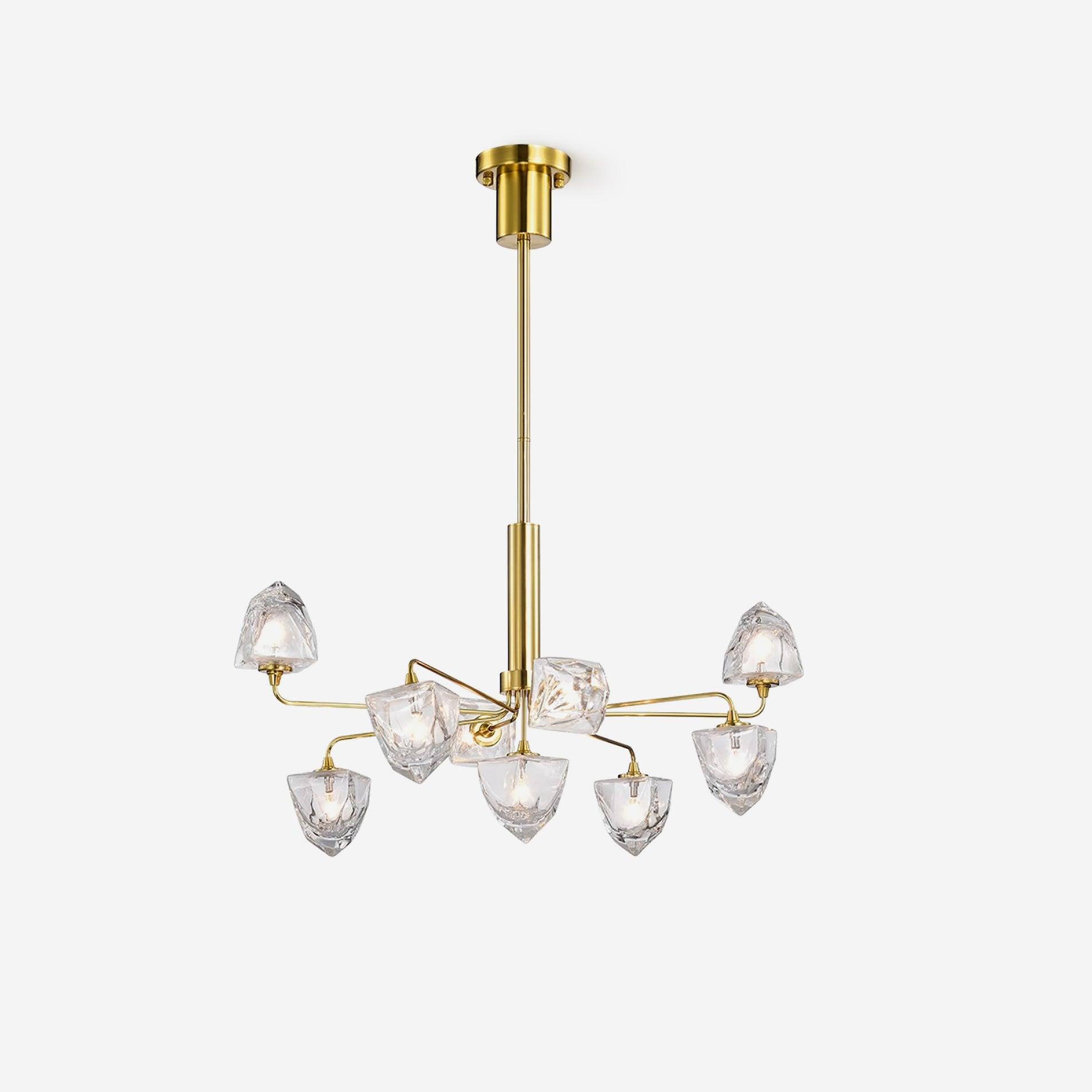 Zevin Lustre Verre Or Élégant - Neutralighting