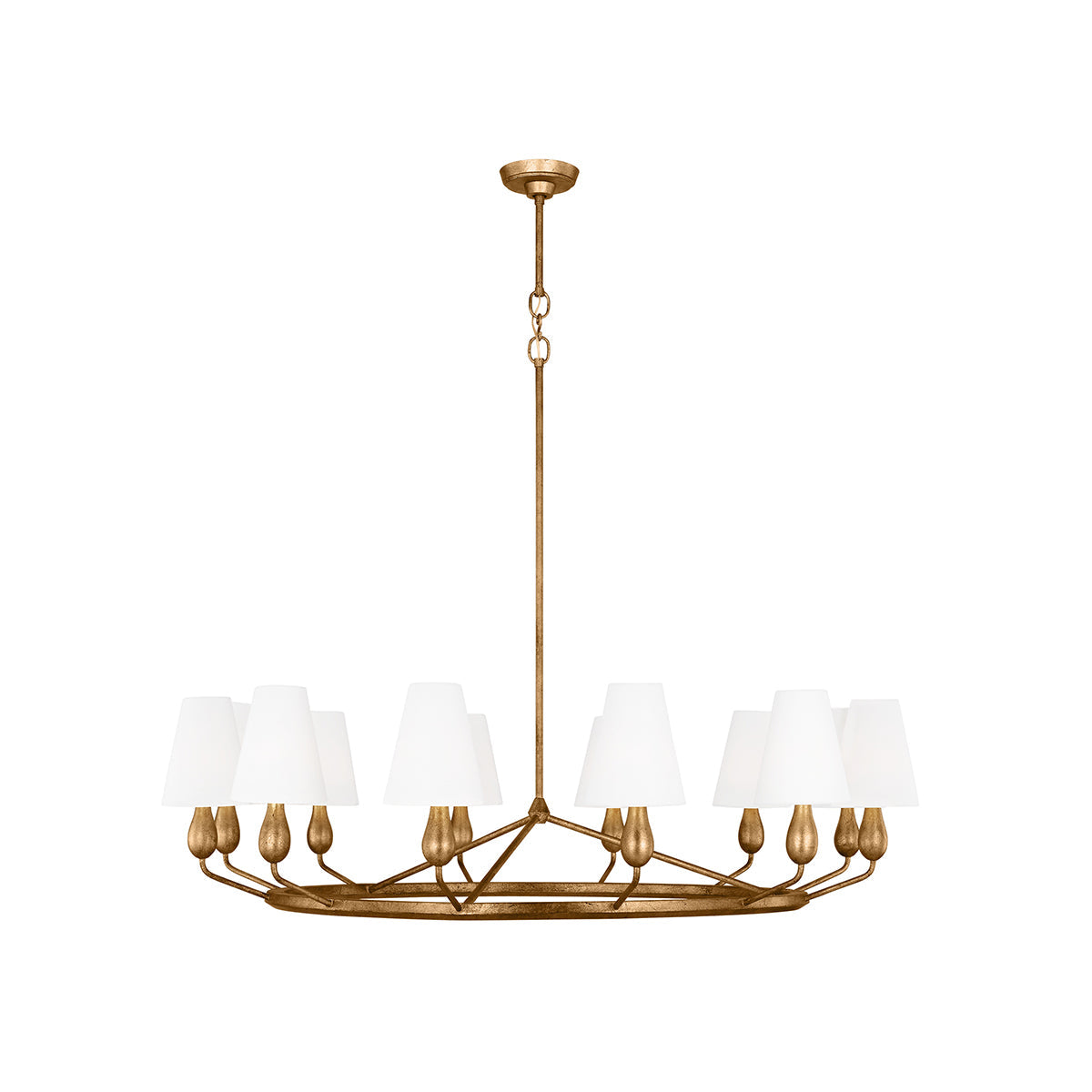 Avlaeir Lustre Laiton Tissu Industriel Vintage - Neutralighting