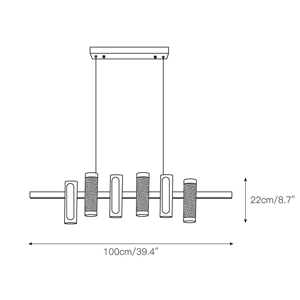 Evsola Suspension Métal Minimaliste Moderne - Neutralighting