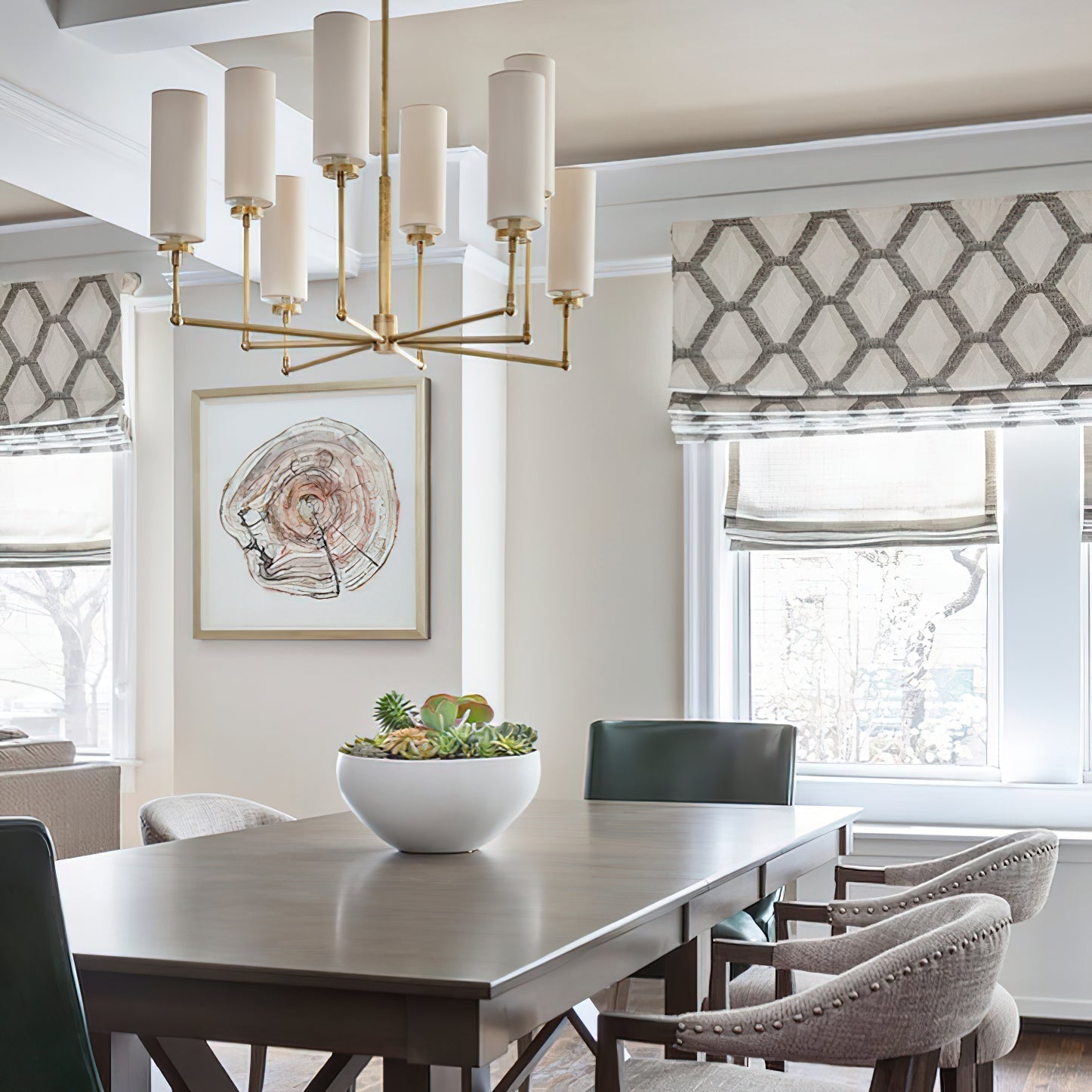 Eraeiel Lustre Laiton Tissu Luxe Postmoderne - Neutralighting
