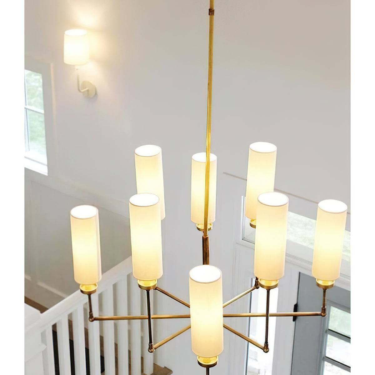 Eraeiel Lustre Laiton Tissu Luxe Postmoderne - Neutralighting