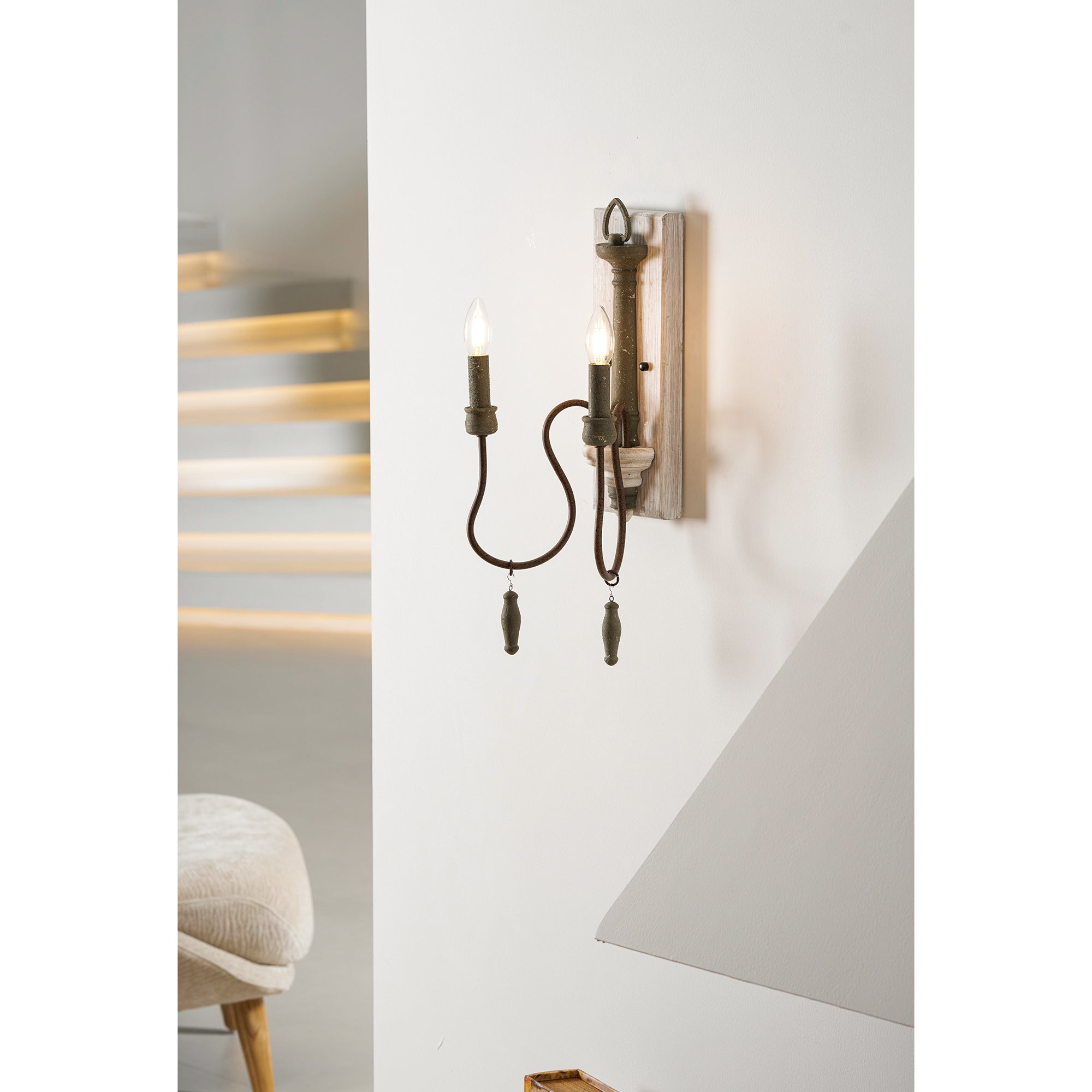 Zoe Applique Murale Métal Classique Vintage Élégance - Neutralighting