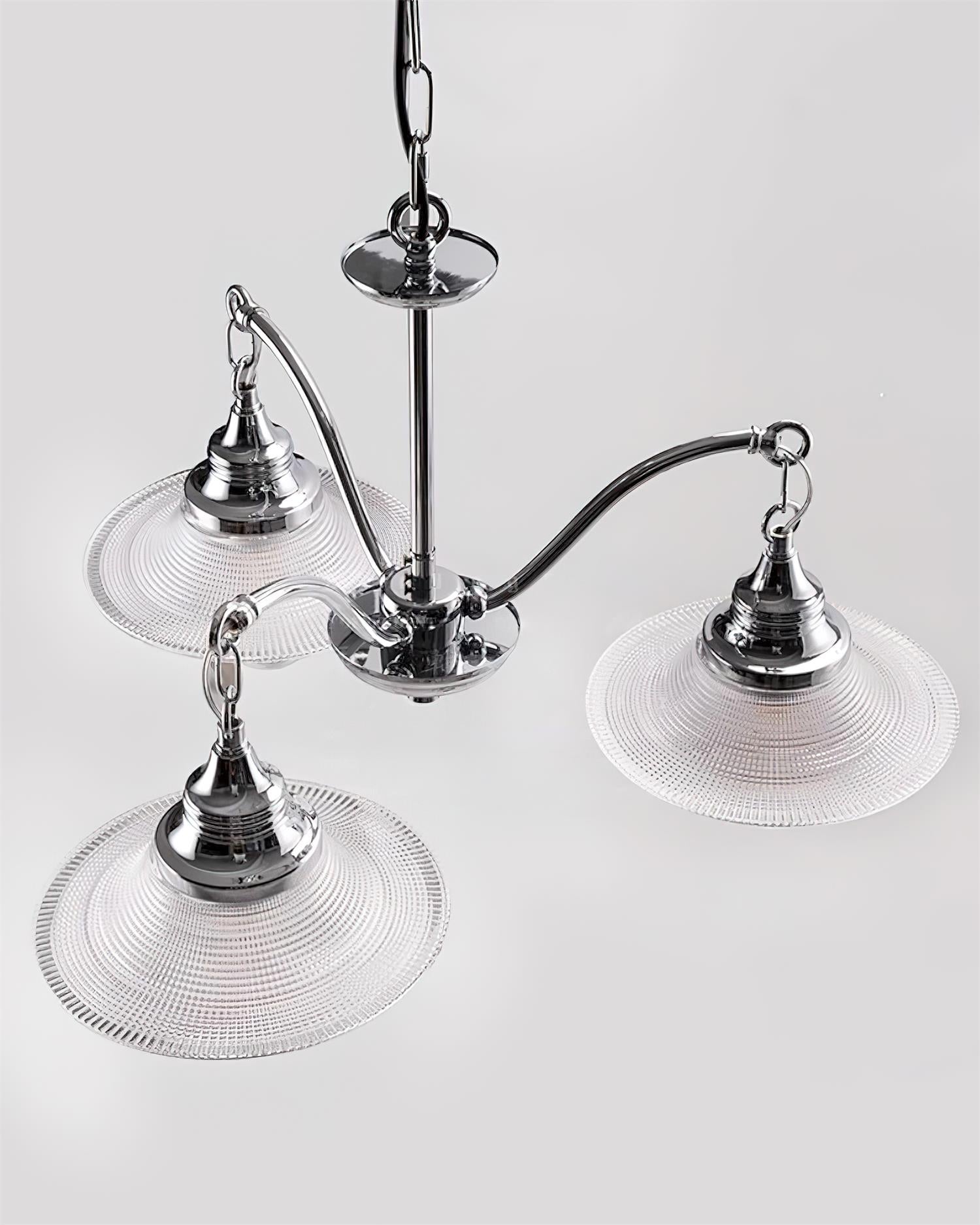 Zowie Chandelier Curved Vintage Flair - Letslighting