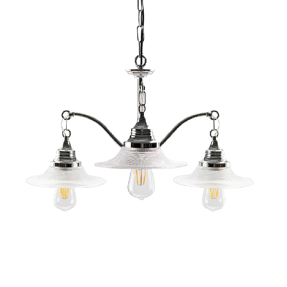 Zowie Chandelier Curved Vintage Flair - Letslighting