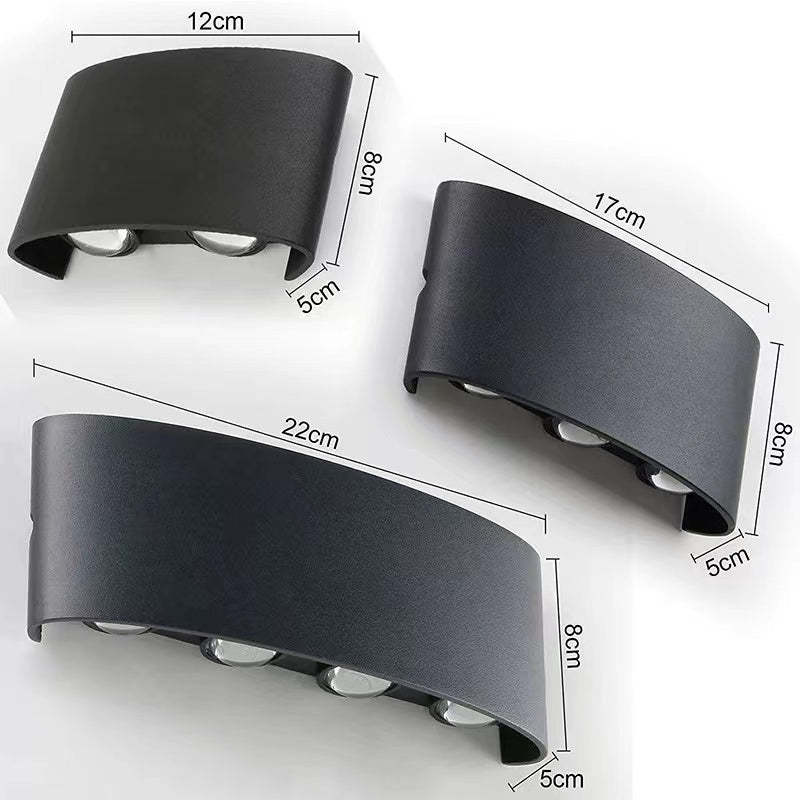 Tronix Applique Murale Rectangulaire Moderne Noir/Blanc. Corridor - Neutralighting
