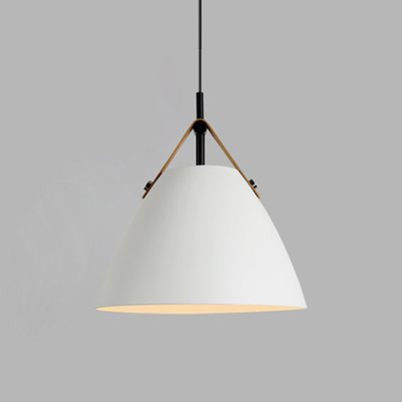 Arisha Suspension Conique Moderne, Métal, Nior/Blanc/Gris, Salon - Neutralighting