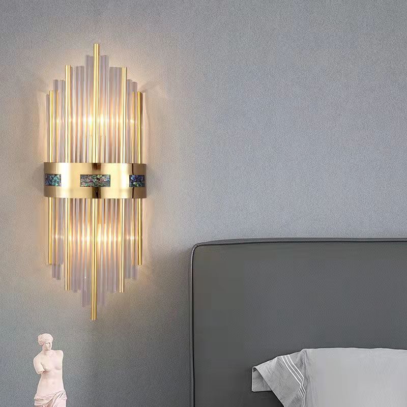 Kristy Applique Murale Moderne, Acrylique/Métal, Or, Chambre/Salon - Neutralighting
