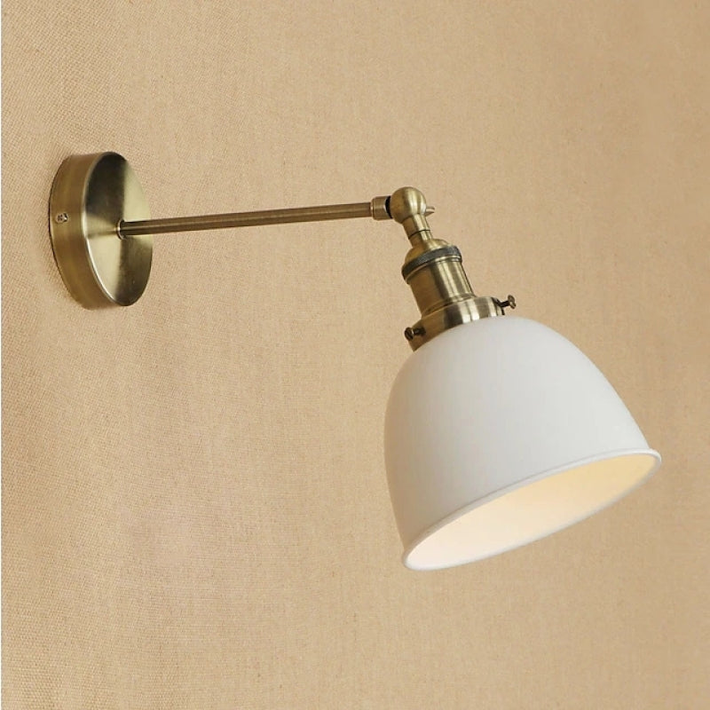 Epoch Applique Murale Rétro/Vintage, Métal, Noir/Blanc/Gris, Salon - Neutralighting