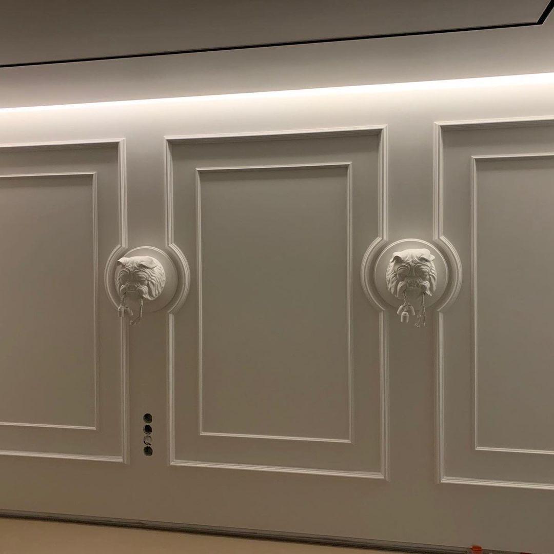 Lustra Applique Murale Sculpture Bulldog Fantaisiste - Neutralighting