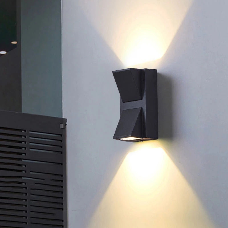 Ray Applique Murale Linéaire Moderne Simple, Métal, LED, Noir, Jardin - Neutralighting