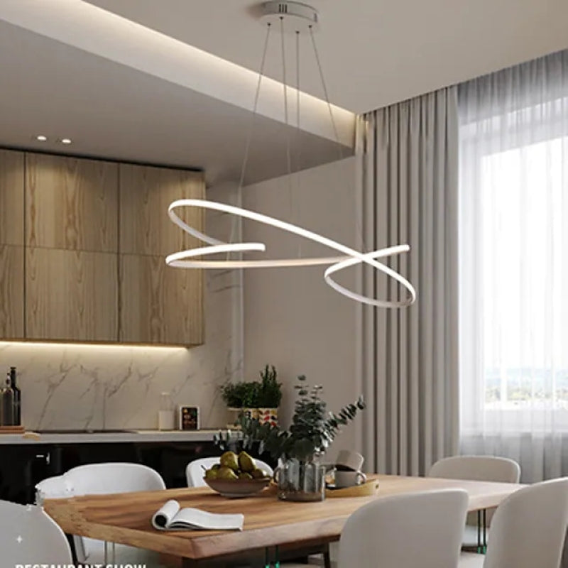 Arisha Luminaires Suspension Papillon LED Moderne Métal Salle à manger - Neutralighting