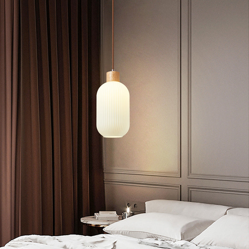 Muto Luminaires Suspension LED Moderne Bois/Verre Salon/Salle à manger - Neutralighting
