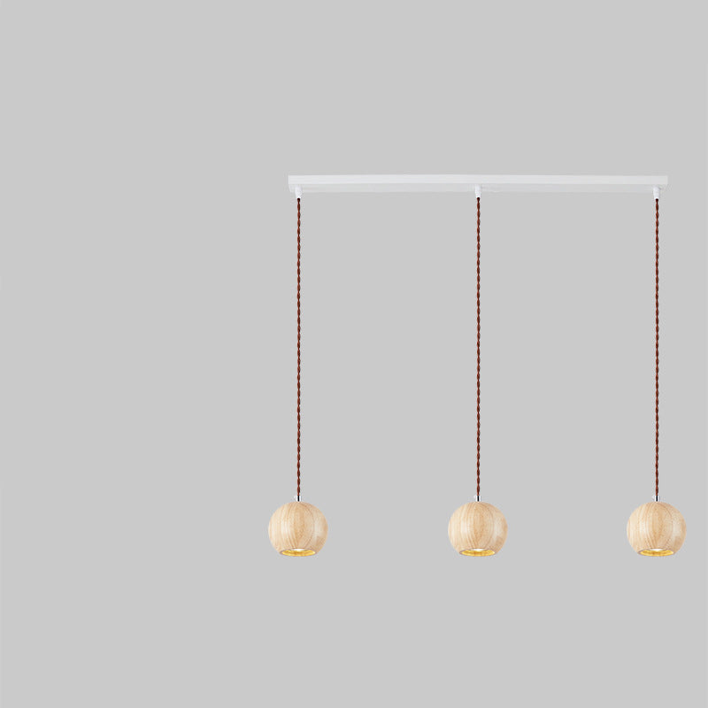 Muto Cottage Installer LED Suspension Bois Cuisine/Chambre à coucher - Neutralighting