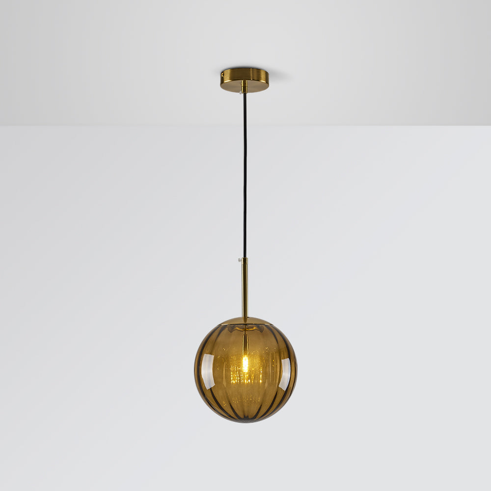 Lexa Suspension Boule Moderne Métal/Verre