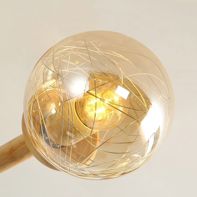 Ritta Suspension Bulle Transparente, Tête 6/8 - Neutralighting