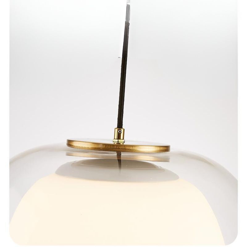 Valentina Moderne LED Suspension Verre Métal Salon - Neutralighting