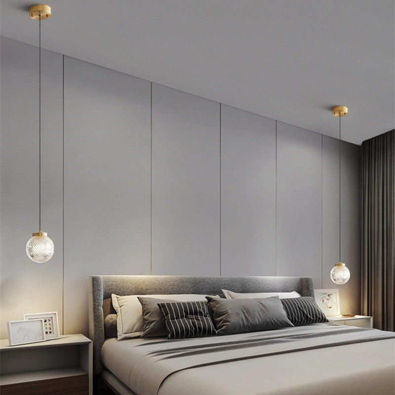 Valentina Suspension Globe Moderne, Métal/Verre, Or, Chambre - Neutralighting